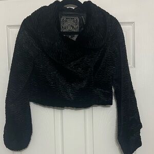 Vintage Guess Y2K Elegant Black cropped Women's Jacket